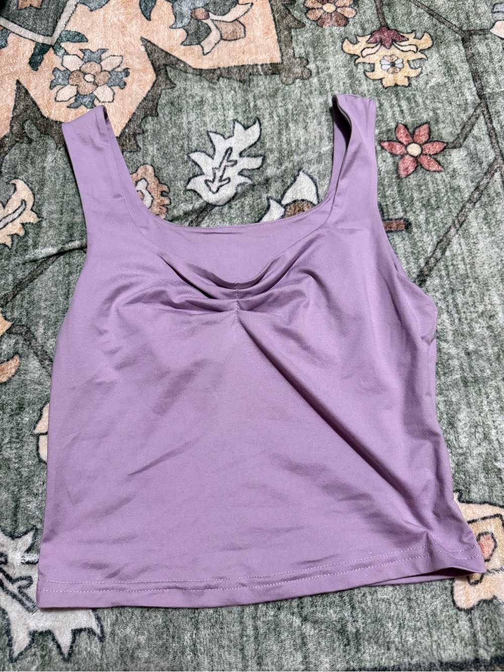 SHEIN Lilac Scoop Neck Tank Top